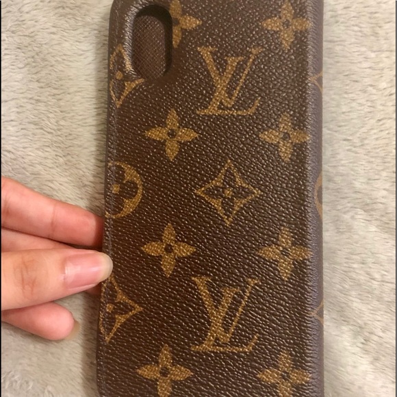 ❌❌SOLD❌❌LOUIS VUITTON IPHONE X FOLIO CASE - Picture 6 of 8